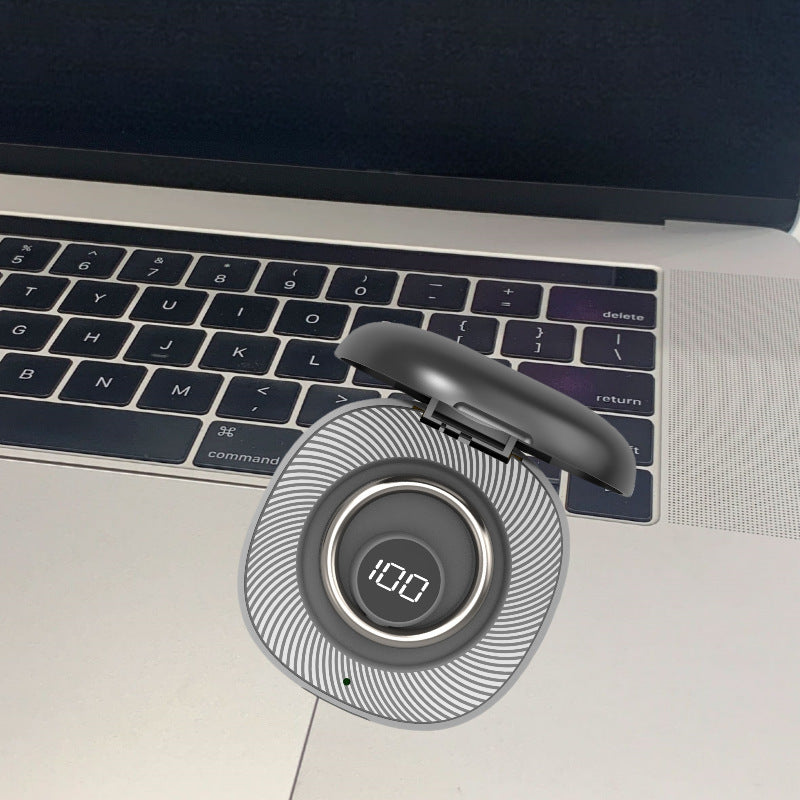 Charging Compartment LED Digital Display Smart Ring
